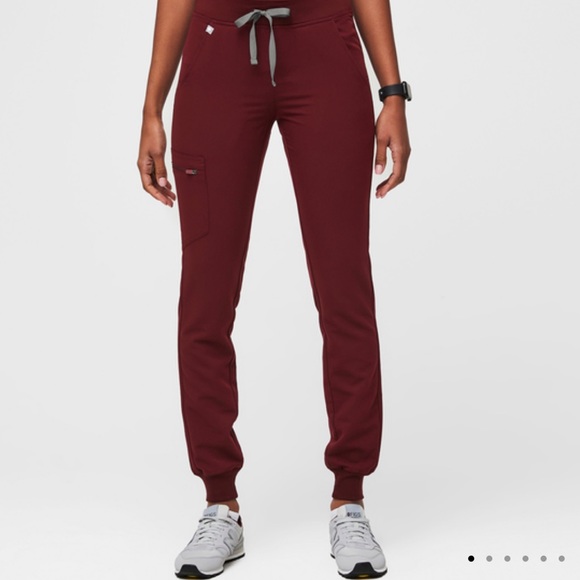 Figs Pants & Jumpsuits Figs Zamora 2 Jogger Scrub Pants Burgundy Xs Poshmark